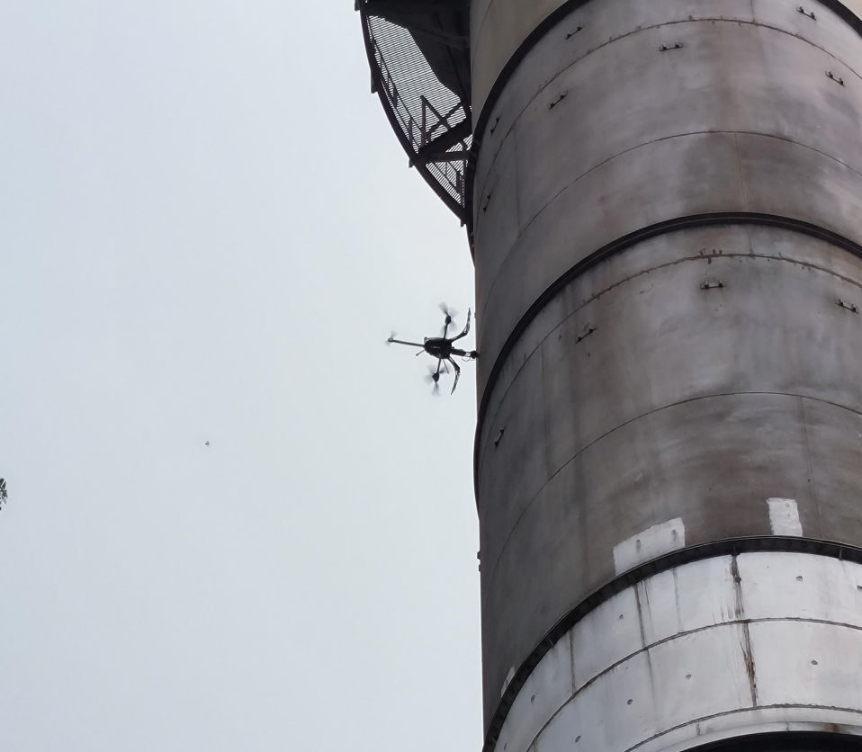 Chimney Drone Inspection Process
