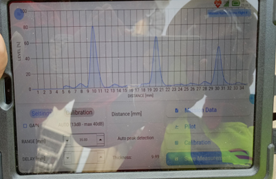 UT Drone Inspection Sensor Calibration